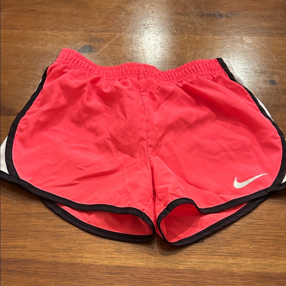 Nike Girls bright Coral Athletic Shorts